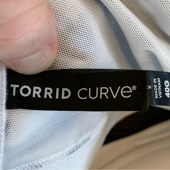 Torrid Bra 40 G Lightly Lined Full Coverage Balconette Floral 360 Back Smoothing - Picture 6 of 8